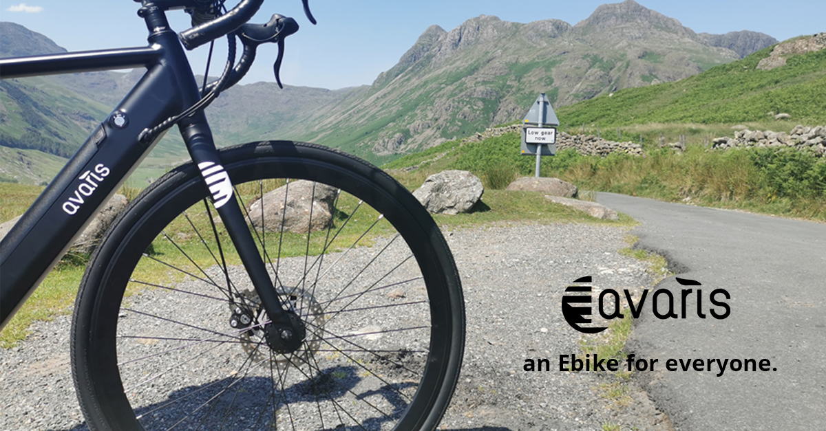 avaris ebike on a trail