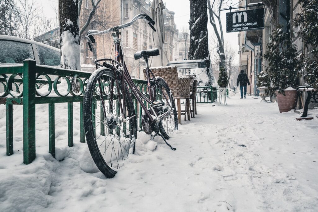 ebike in winter