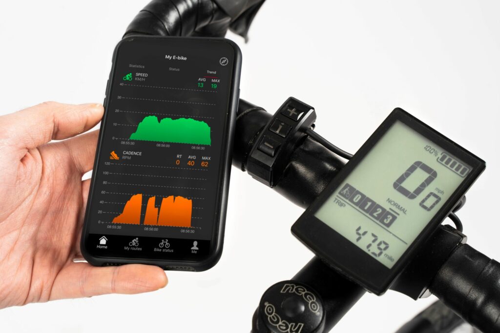 avaris 3.6 ebike app display