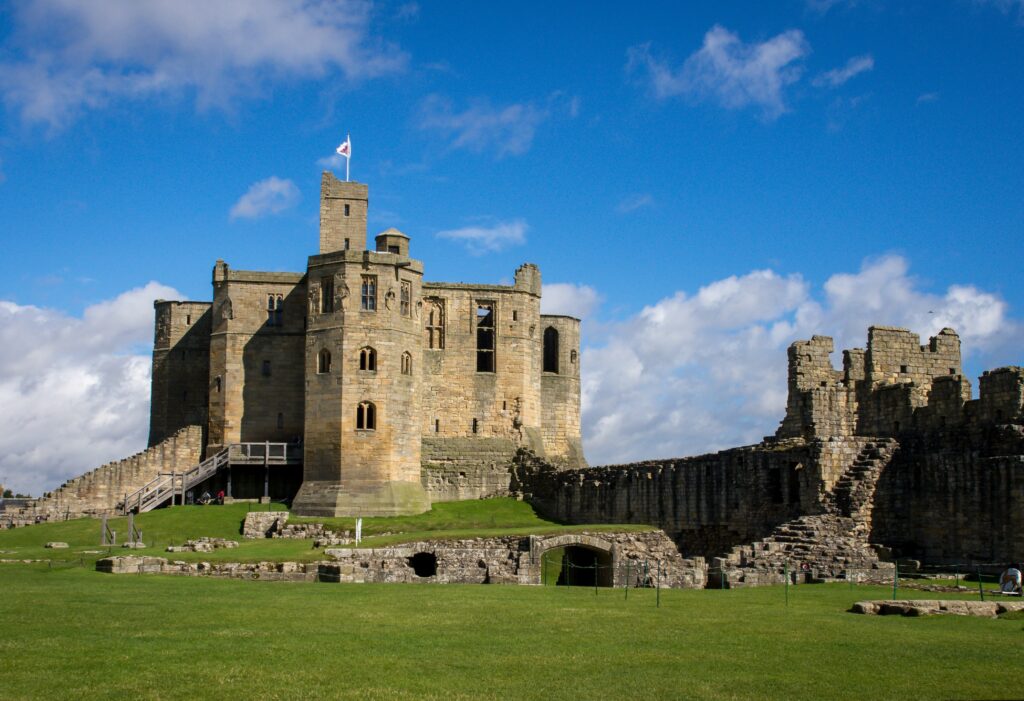 Warkworth Castle, North East coast