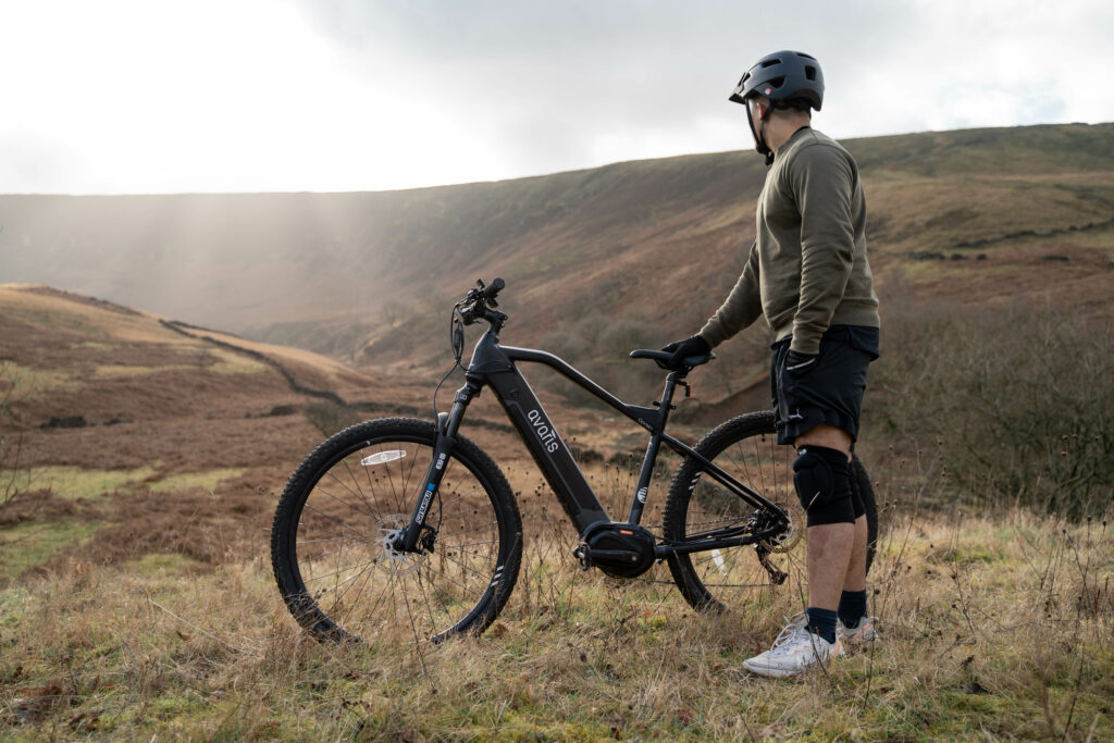 Mountain bike in the hills